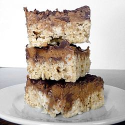 Peanut Butter Cup Rice Krispies Treats