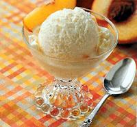 Peach Cheesecake Ice Cream