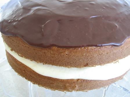 Boston Cream Pie Cake