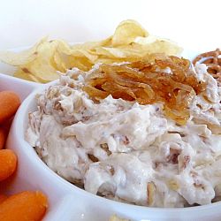 Pan-Fried Onion Dip