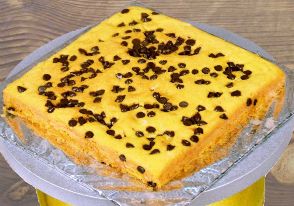 Eggless Butter Scotch Brownie- How To Make White Chocolate Brownie