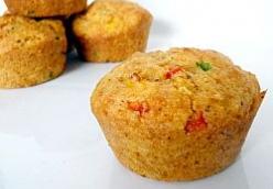 Savory Corn and Pepper Muffins