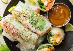 Summer Rolls with Peanut Dipping Sauce