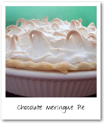Emeril's Chocolate Meringue Pie