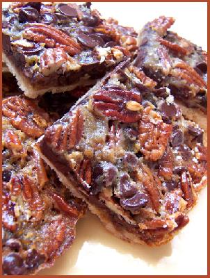 Chocolate Pecan Pie Bars