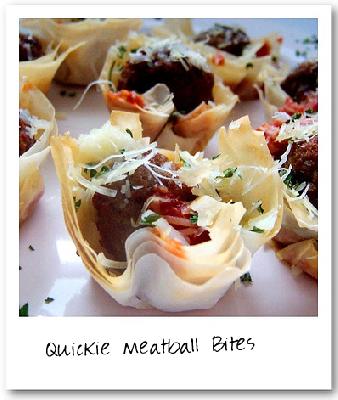 Quickie Meatball Bites